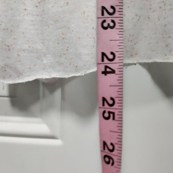 LNA Women's Light Pink Silk-Blend Short Sleeve T-Shirt Size Large - Picture 9 of 9